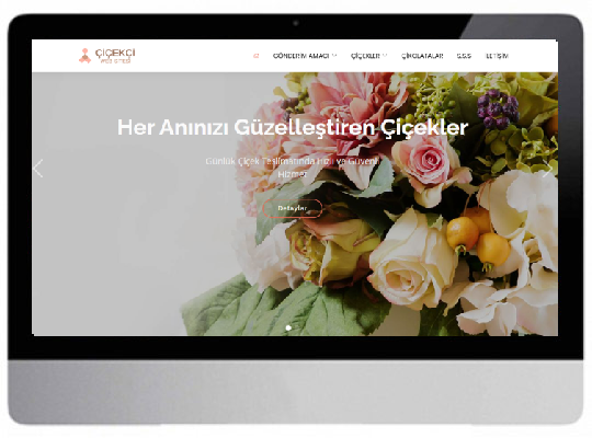 Çiçekçi Web Sitesi