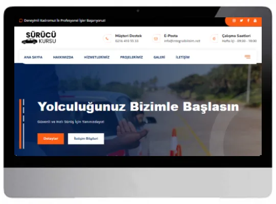 Sürücü Kursu Web Sitesi